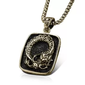 Dragons Lair Gold Pendant