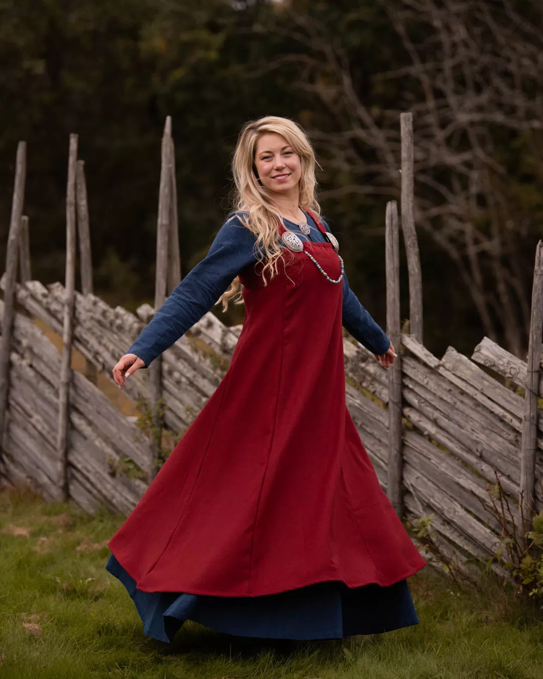 Draum Viking Apron Dress