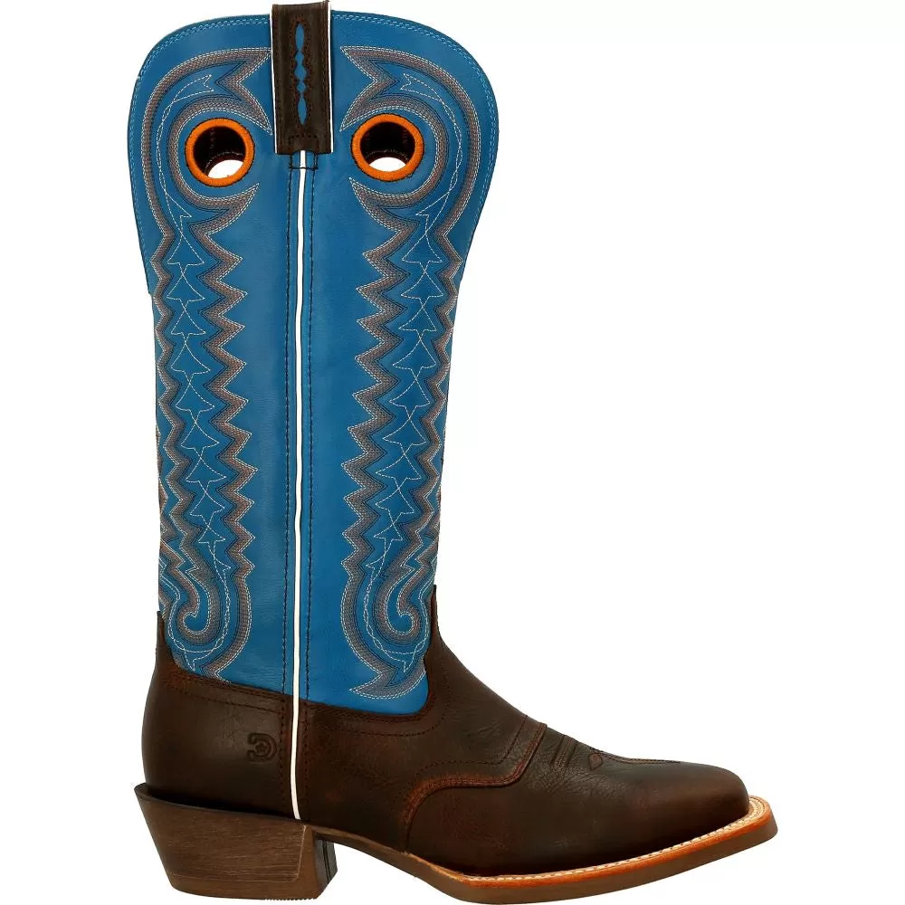 'Durango' Men's 15" Rebel Pro Western Saddle Boot - Chestnut / Brilliant Blue