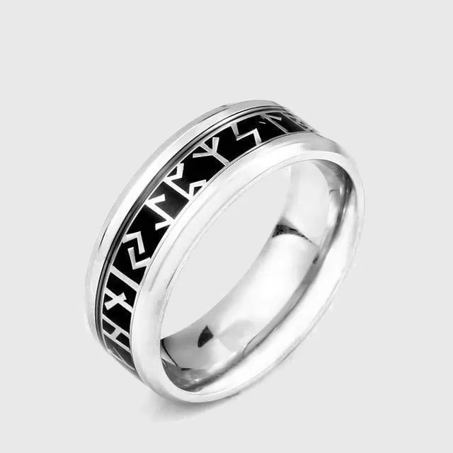 Elder Furthark Runes Rings