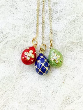 Faberge Egg Pendant Necklaces by Museum Reproductions