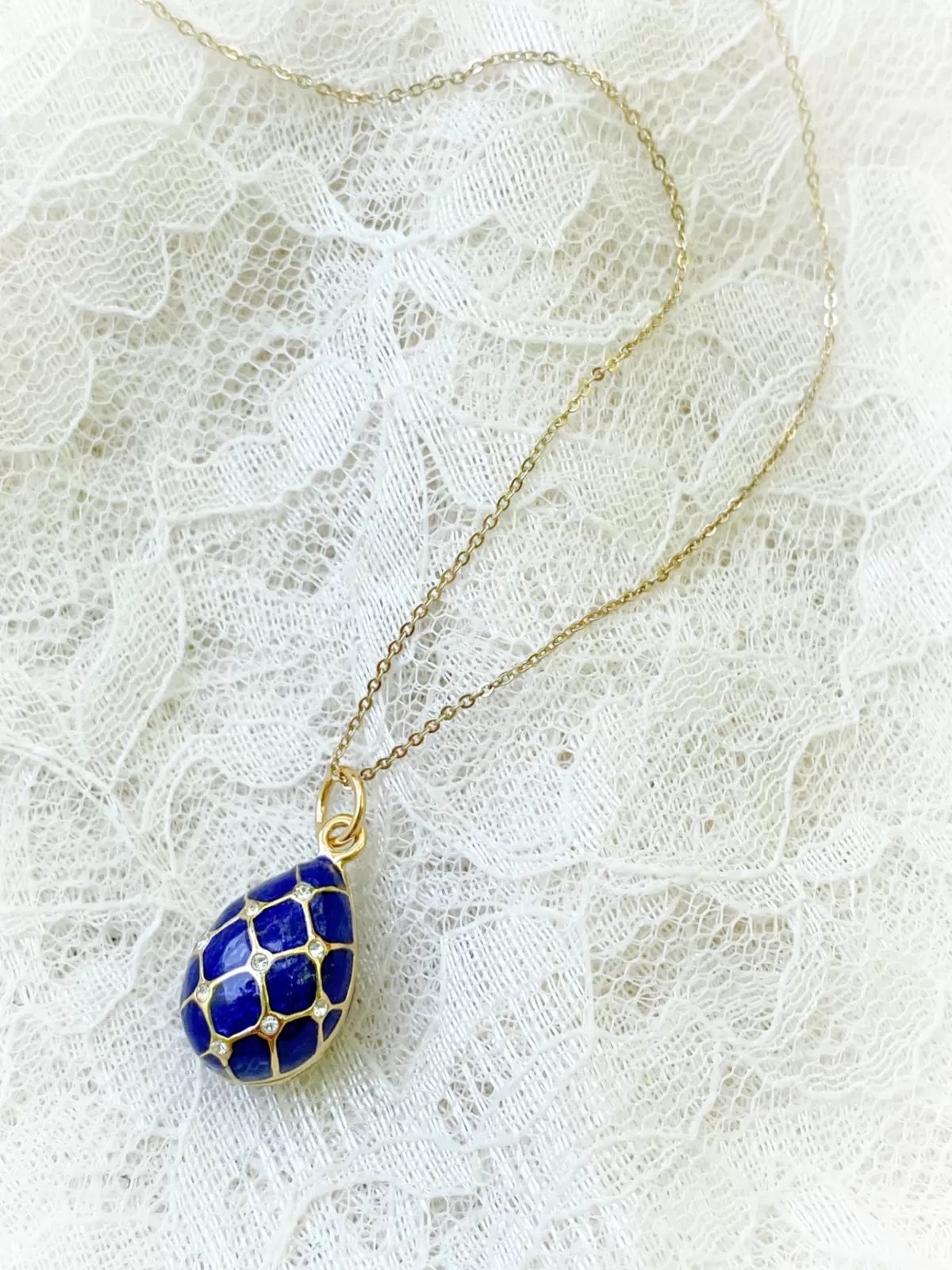 Faberge Egg Pendant Necklaces by Museum Reproductions