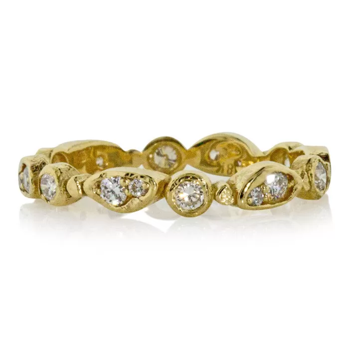 Forever Diamond Band in 18k Yellow Gold