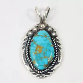 Fox Turquoise Pendant