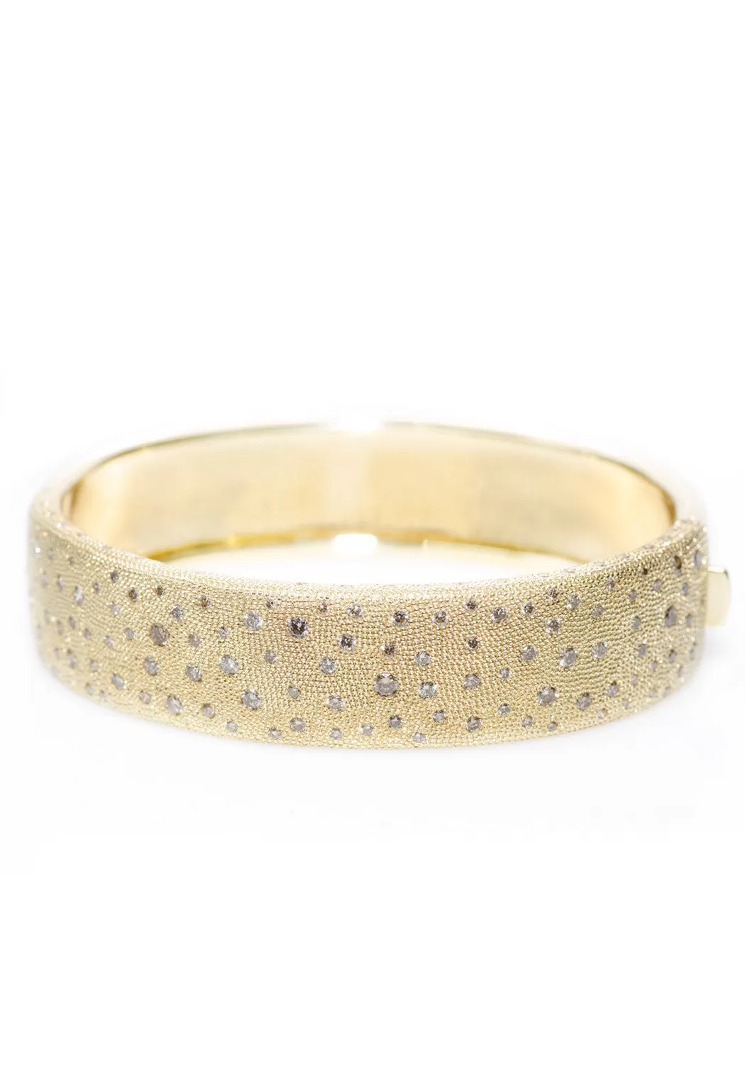 Garavelli Dune 18KYG Champagne Diamond Bangle