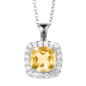 Gemfire Sparkle Citrine Pendant