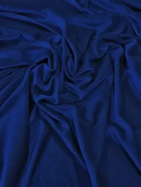 GLITTER STRETCH VELVET 360 GRAMS SPANDEX FABRIC / Royal Blue / Sold by the Yard