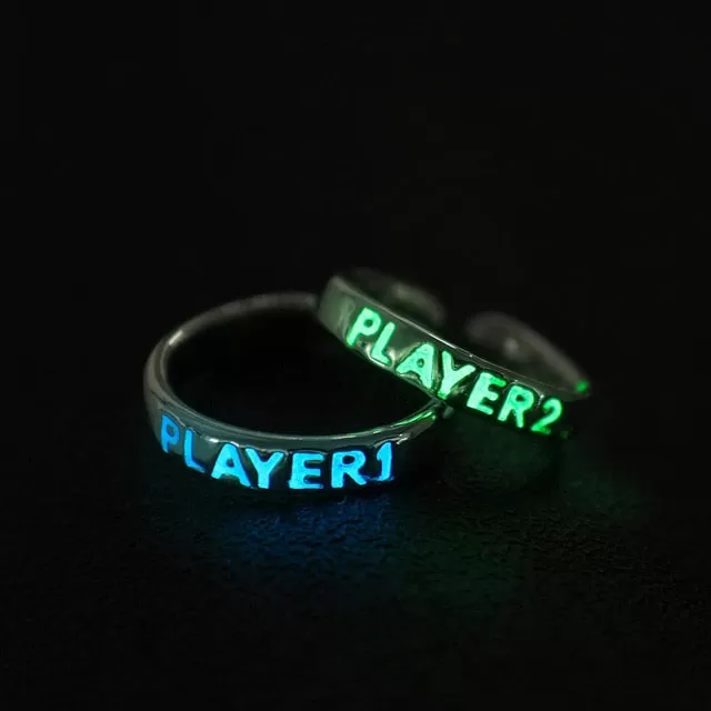 Glow In The Dark Co-Op Adjustable Rings