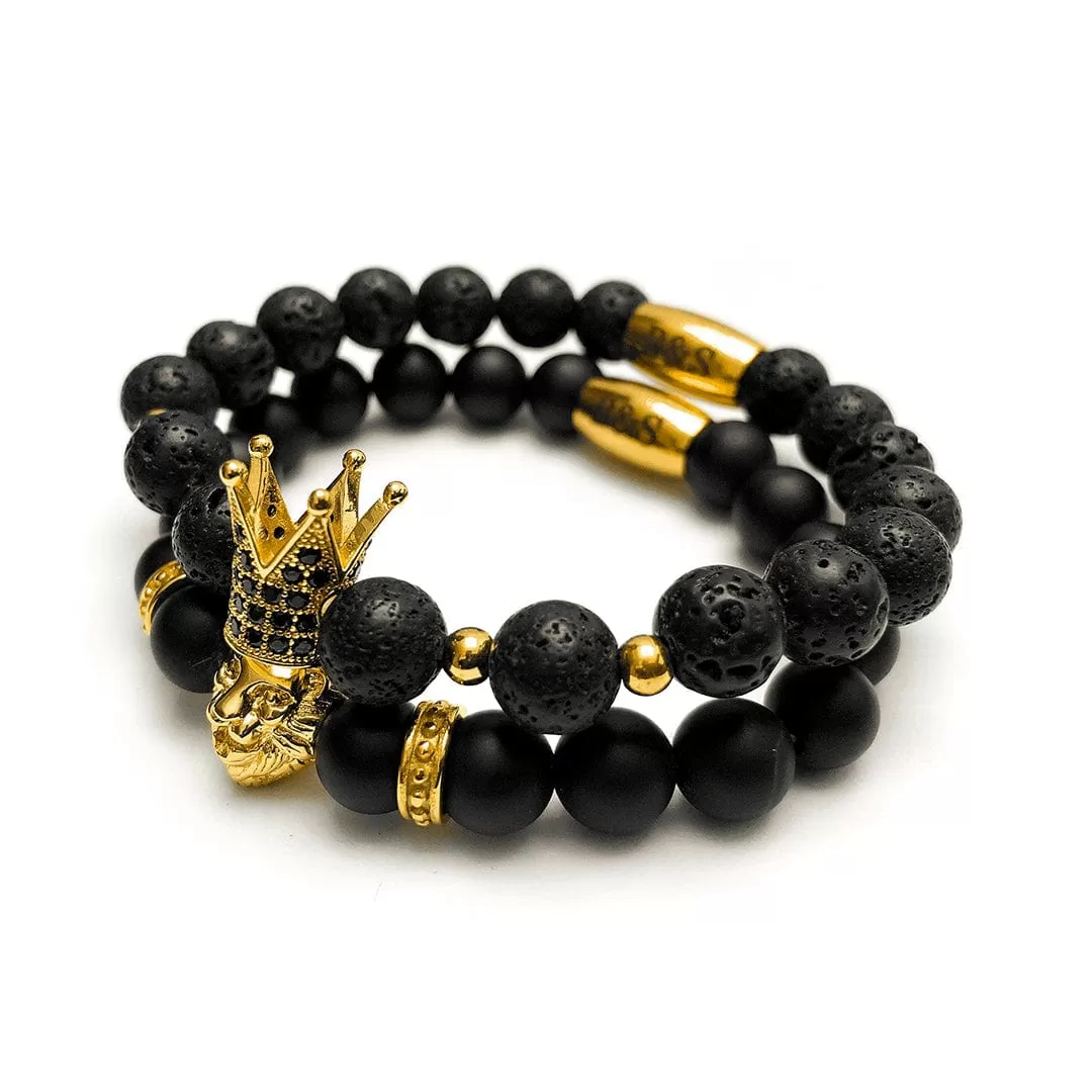 Gold Crowned Lion Set