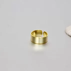 Gold Dipped Silver Toe Ring, Toe Band,Unisex Toe Ring, Bridal Toe Ring, Gift Idea, Boho Toe Ring, Feet Accessories, Gold Band, (TS41)