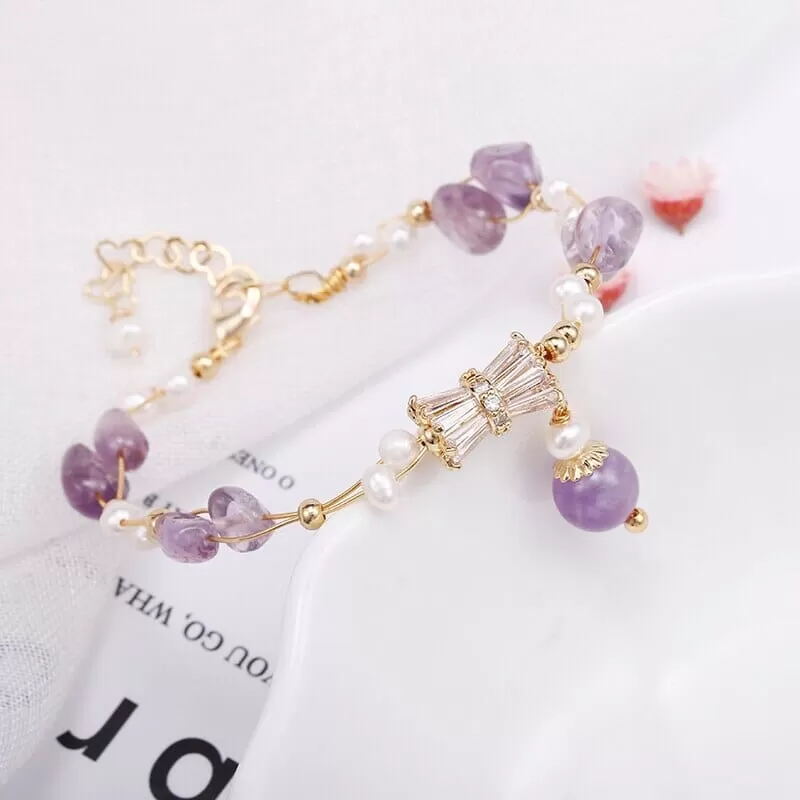 Gold Filled Amethyst Lady Bracelet