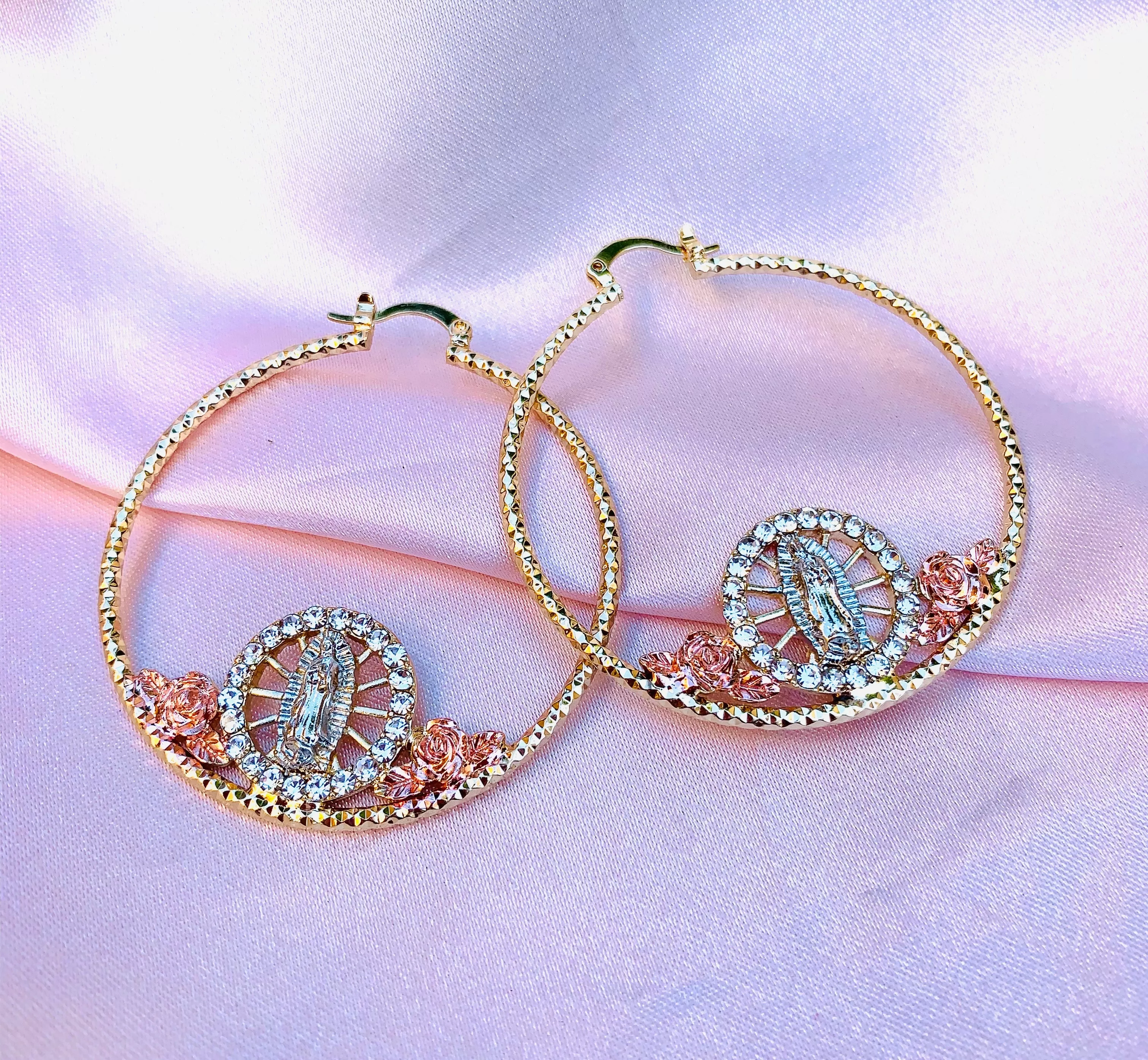 Gold plated hoop  earrings/jewelry/fashion/women/#07VMHE