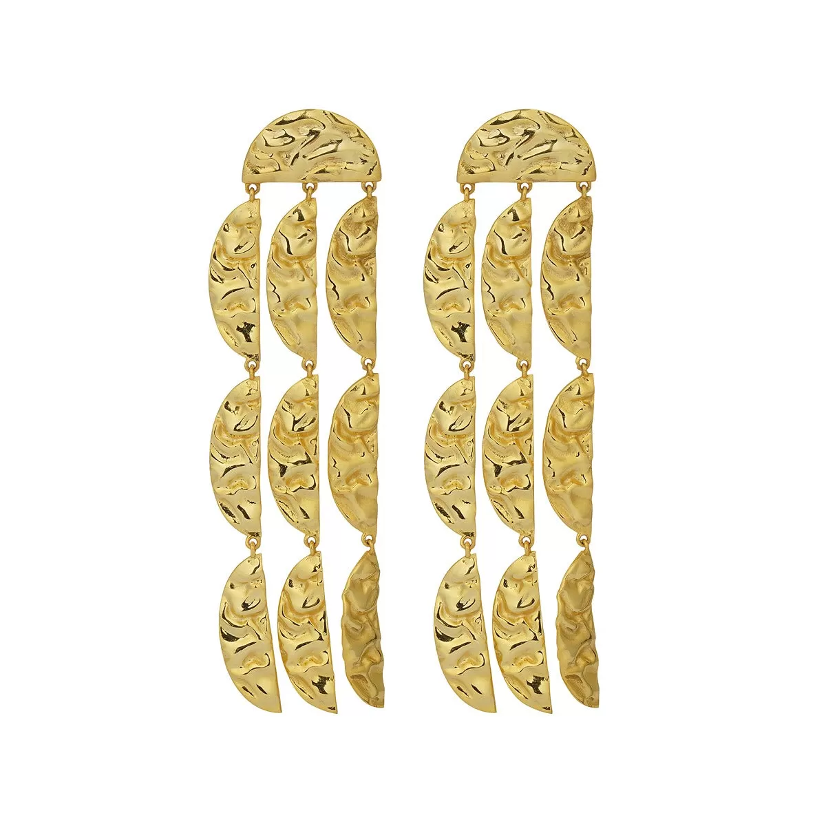 Gold Power Statement Earrings