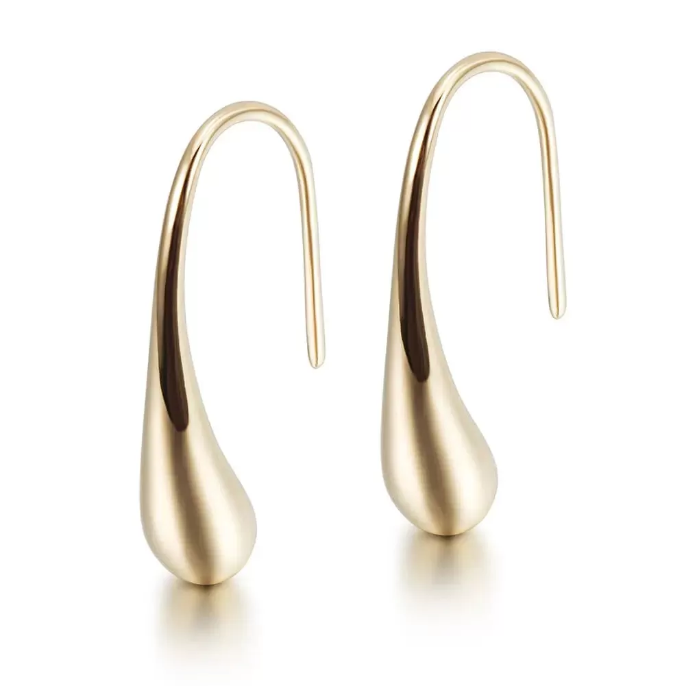 Gold Tear Drop Earring