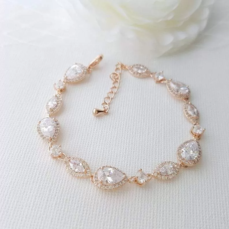 Gold Wedding Bracelet- Ari