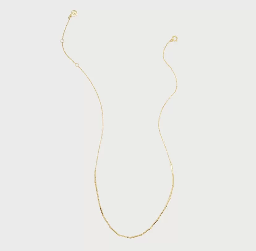 Gorjana Balboa Bar Necklace (gold)