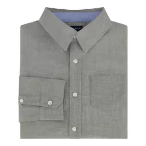 Grey Chambray Button-down