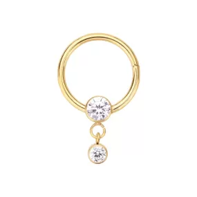 Hinged Clicker - Dainty 16g - Gold