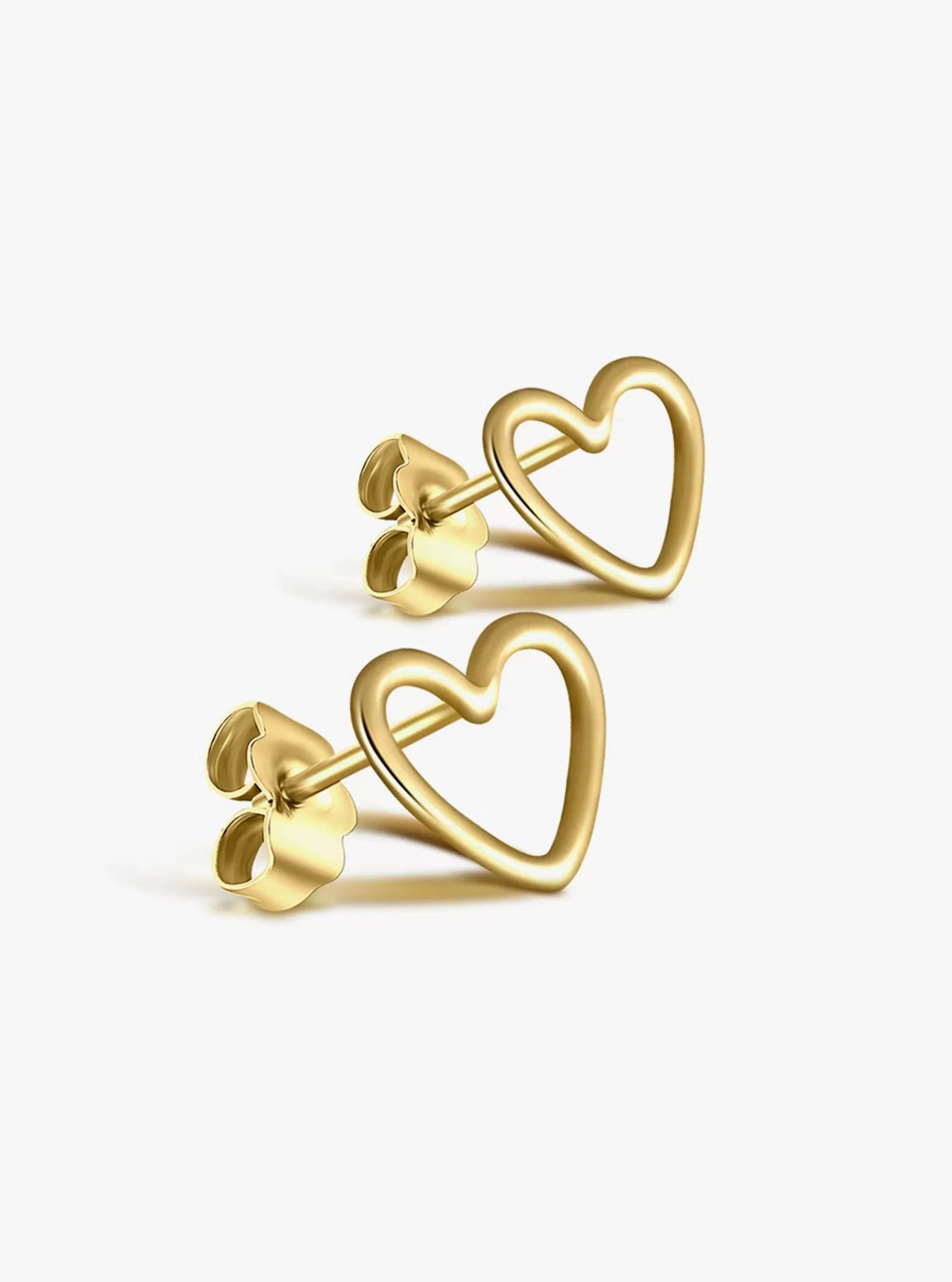 Hollow Hearts Shape Stud Earrings