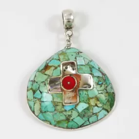 Inlay Shell Pendant