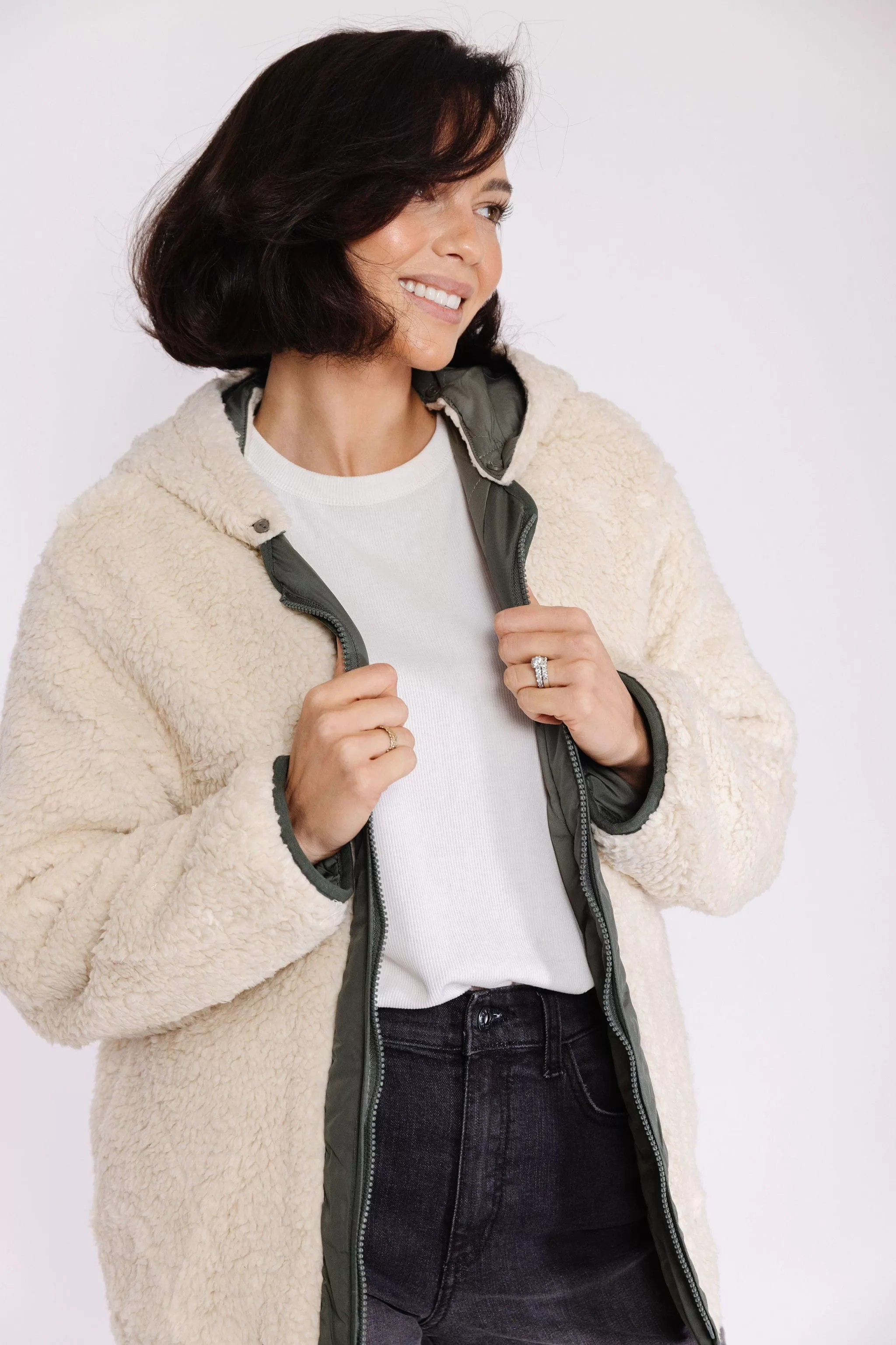 Izzy Quilted Jacket in Evergreen