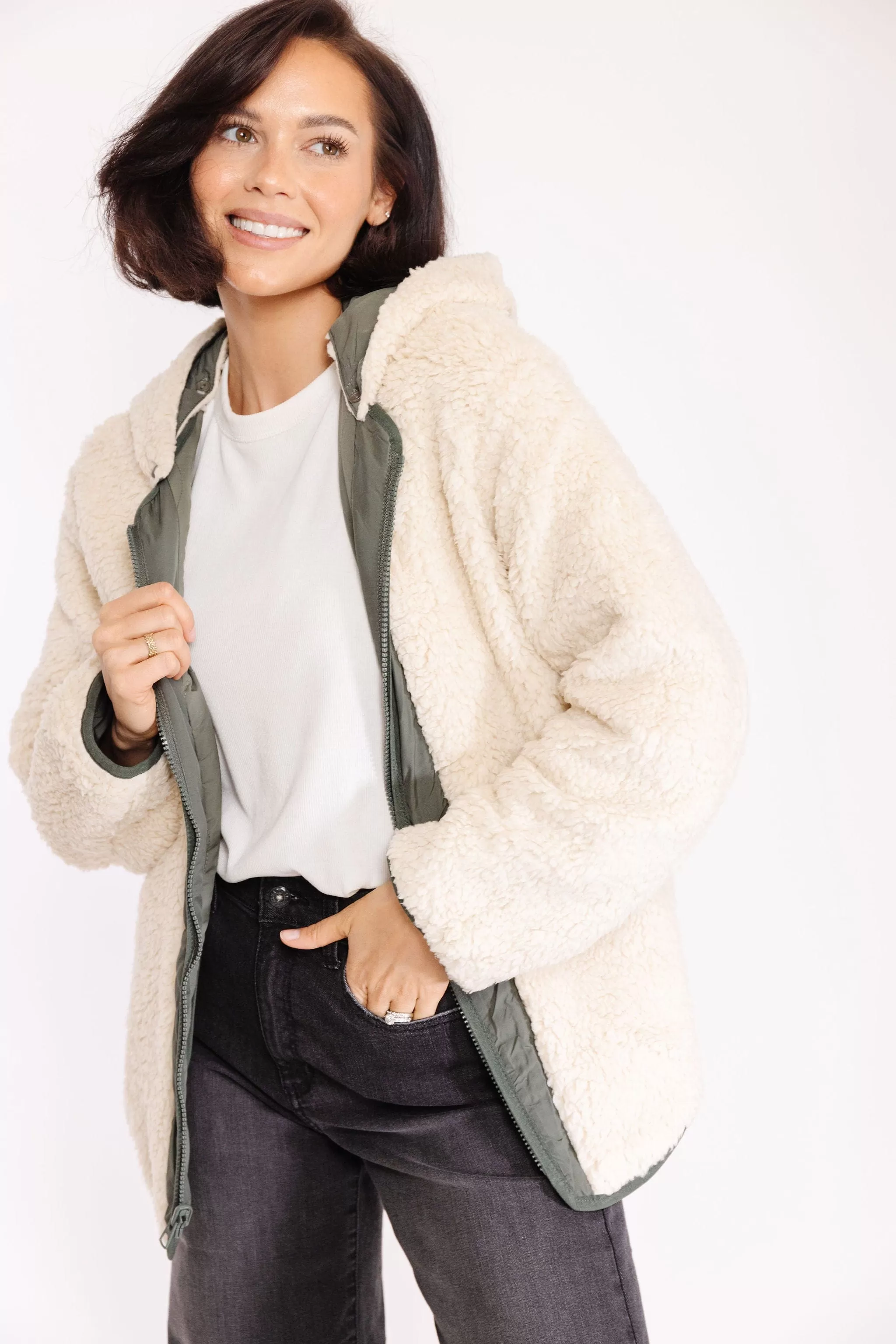 Izzy Quilted Jacket in Evergreen