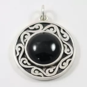 Jet Spirit Medallion Pendant