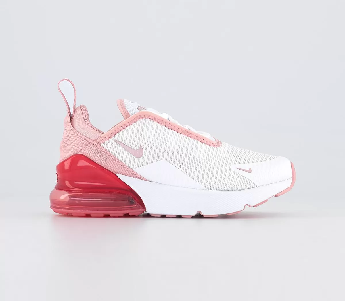 Kids Nike Air Max 270 Ps White Pink Glaze Pink Salt Uk Size 10 Youth