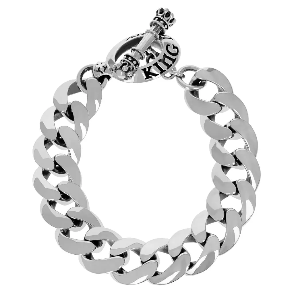 King Baby Smooth Link Bracelet