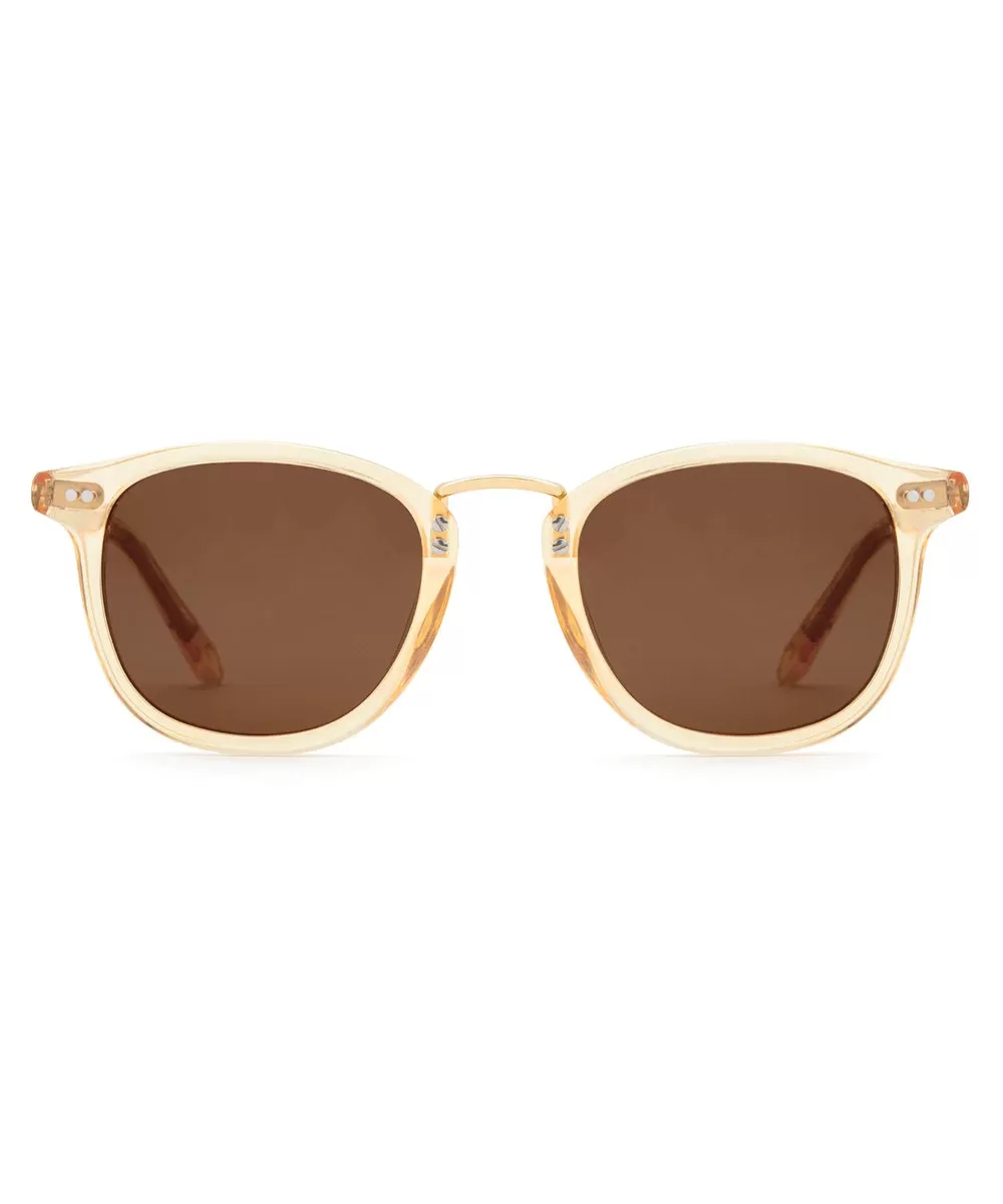 Krewe Franklin Champagne Sunglasses - Champagne Polarized 24K