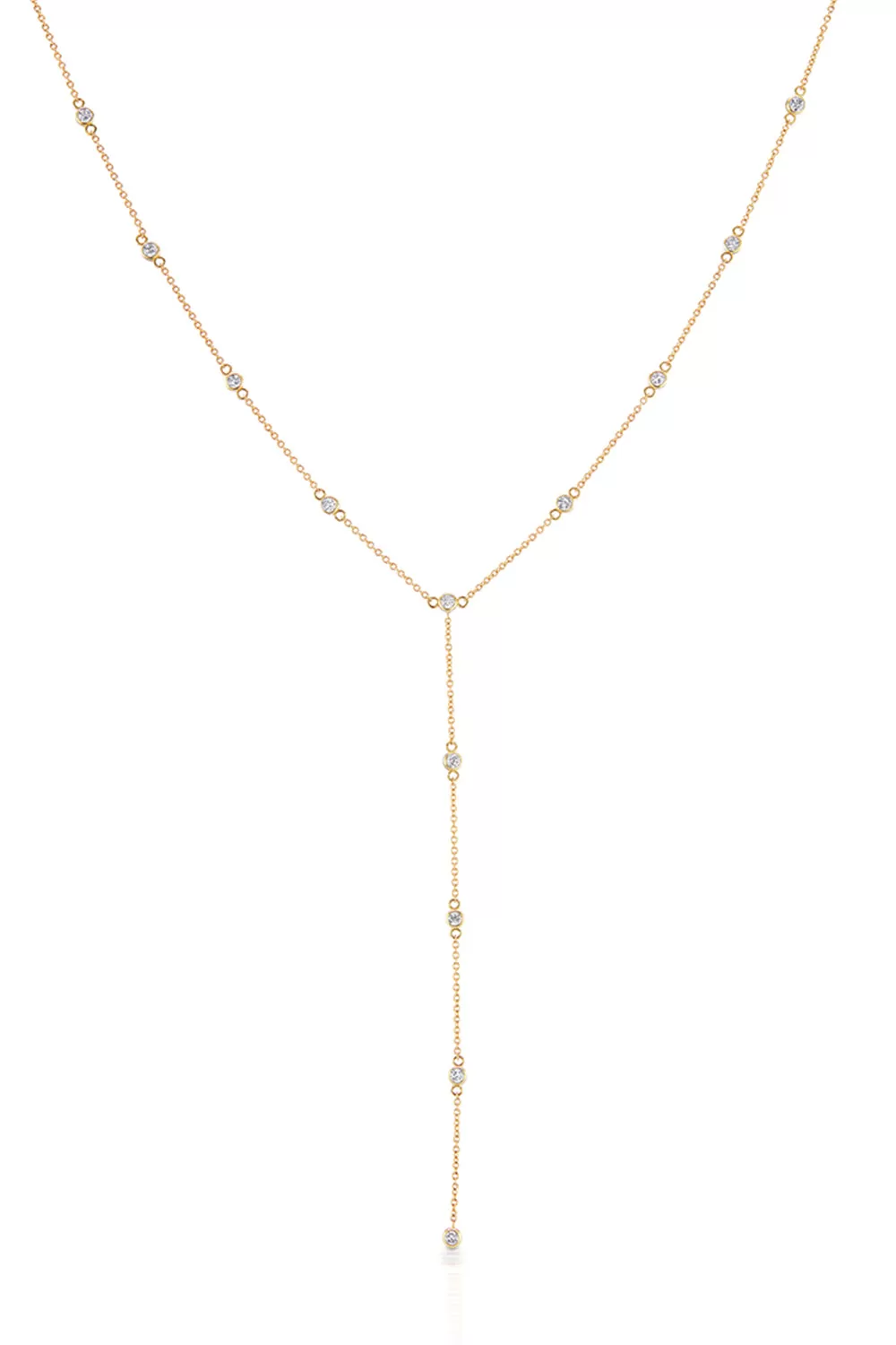 Lariat Classic Necklace in Yellow Gold