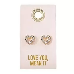 Love You, Mean It Stud Earrings