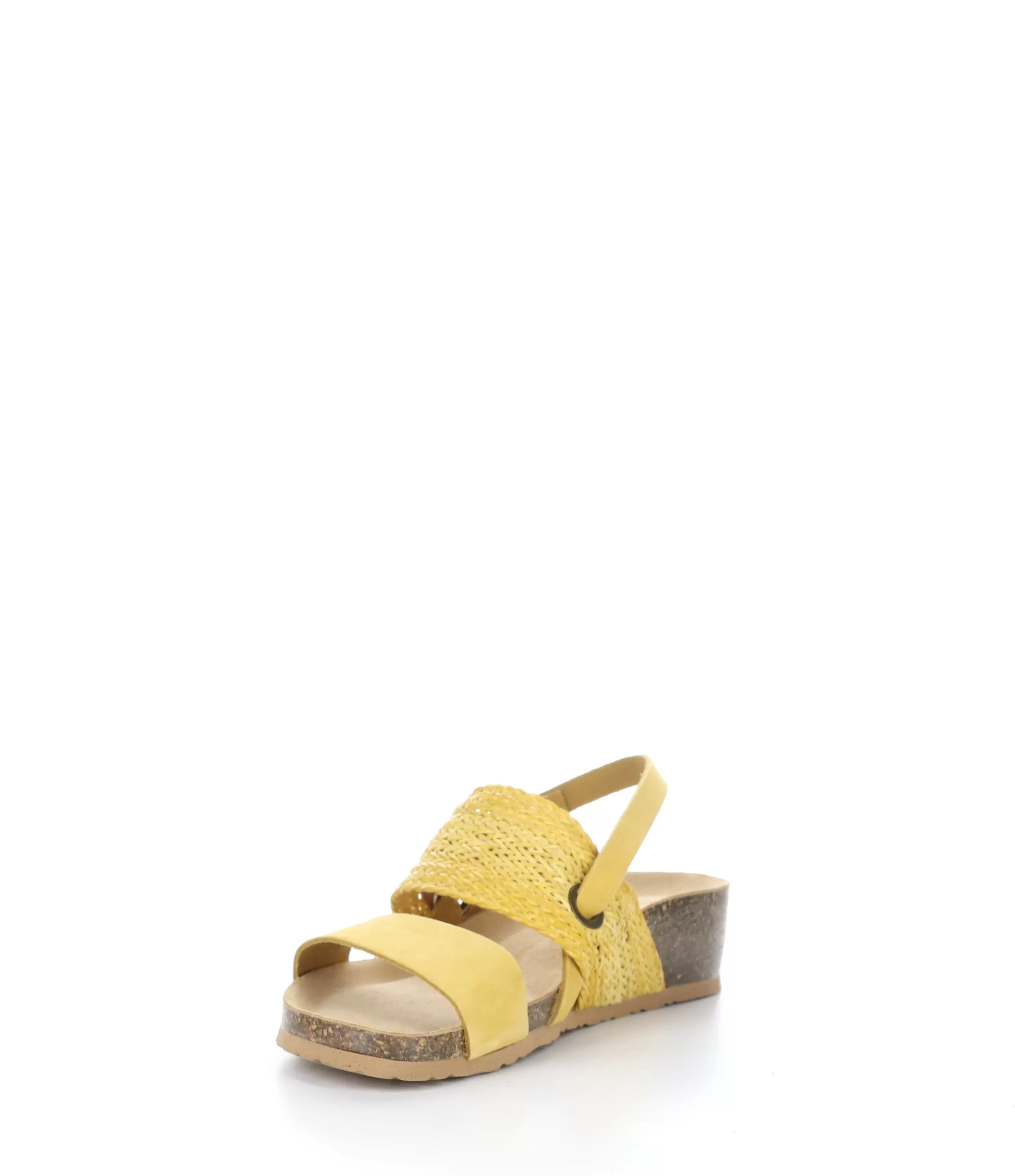 LOVO YELLOW Wedge Sandals