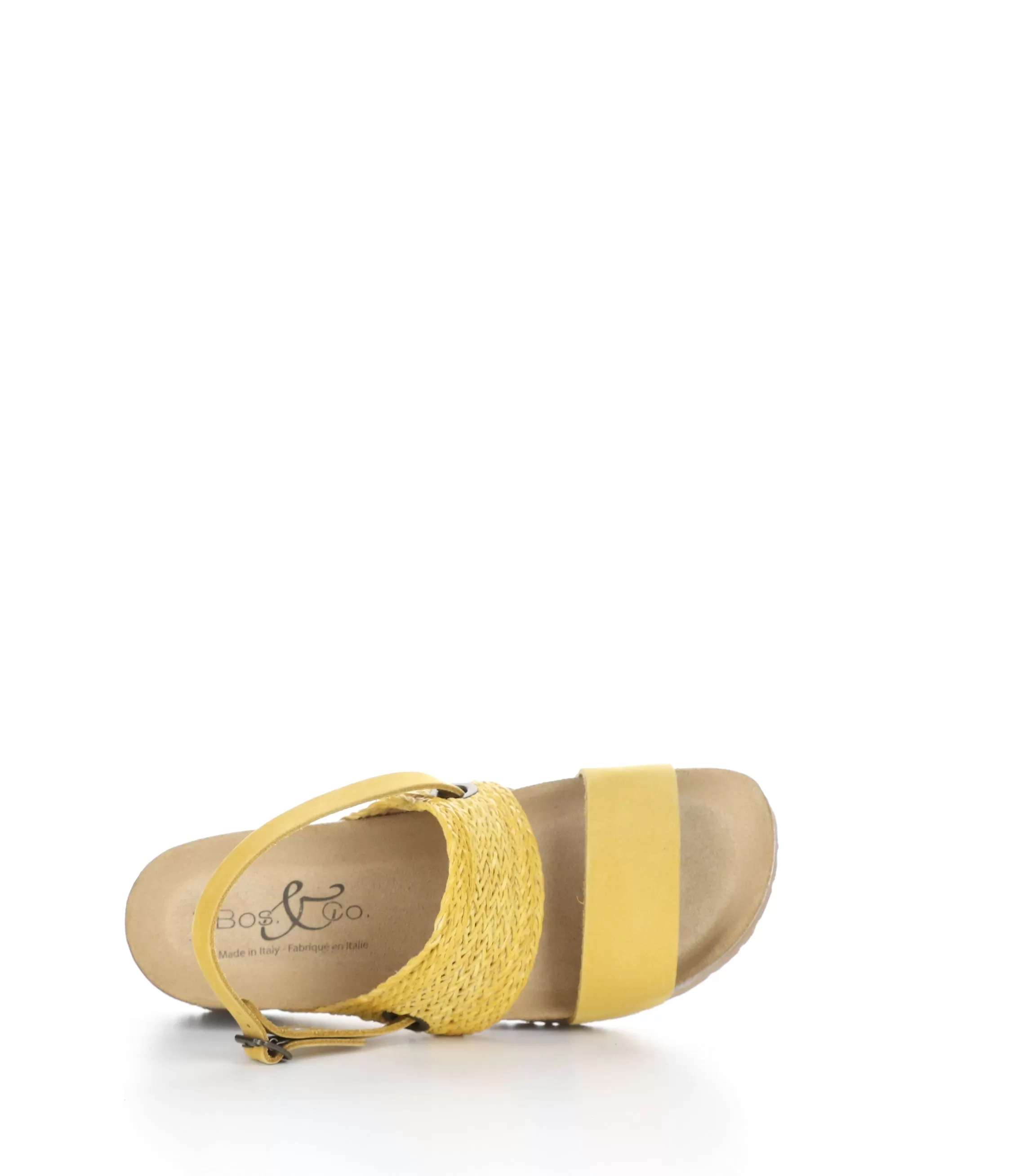 LOVO YELLOW Wedge Sandals