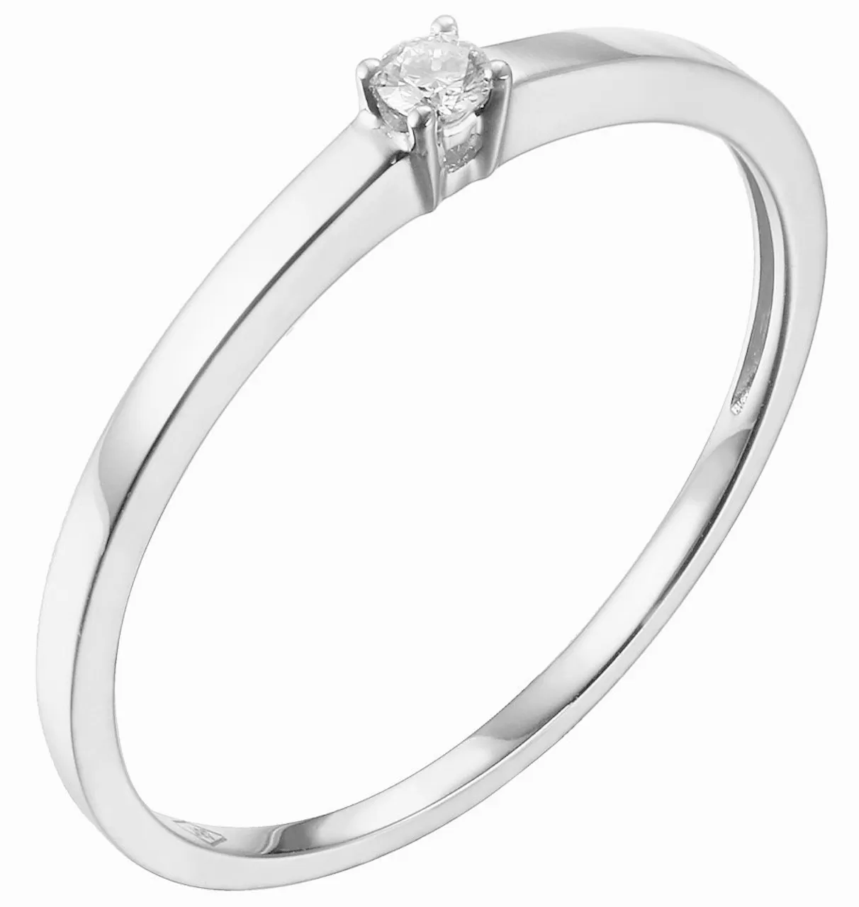 Luverne .05ct. Diamond Promise Ring / Engagement Ring 14K Gold