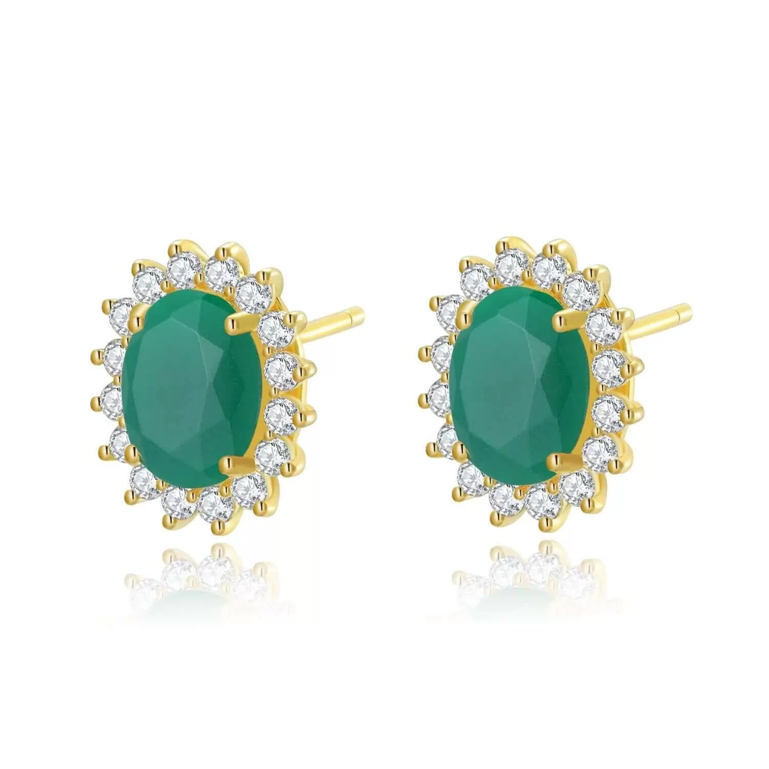 Malay Jade Green Earrings