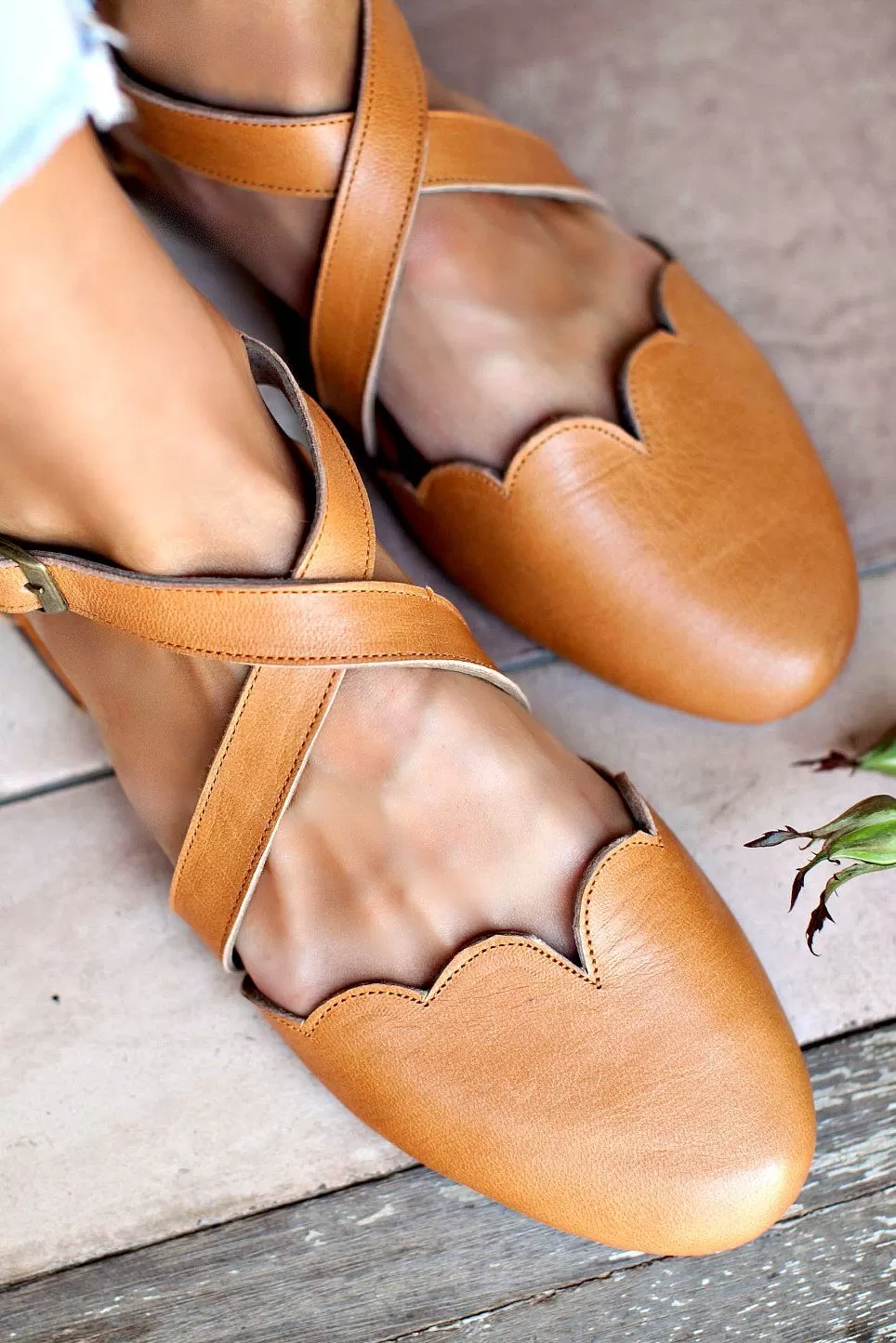 Mangrove Leather Flats