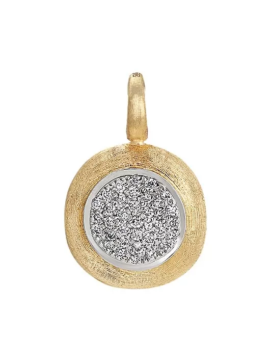 Marco Bicego Jaipur Medium Two-Tone 18K Gold & Diamond Pendant