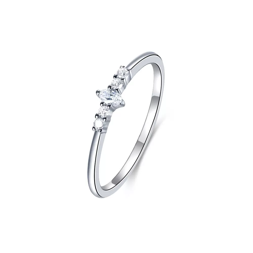 Marquise Cut Ring Women Stacking Ring