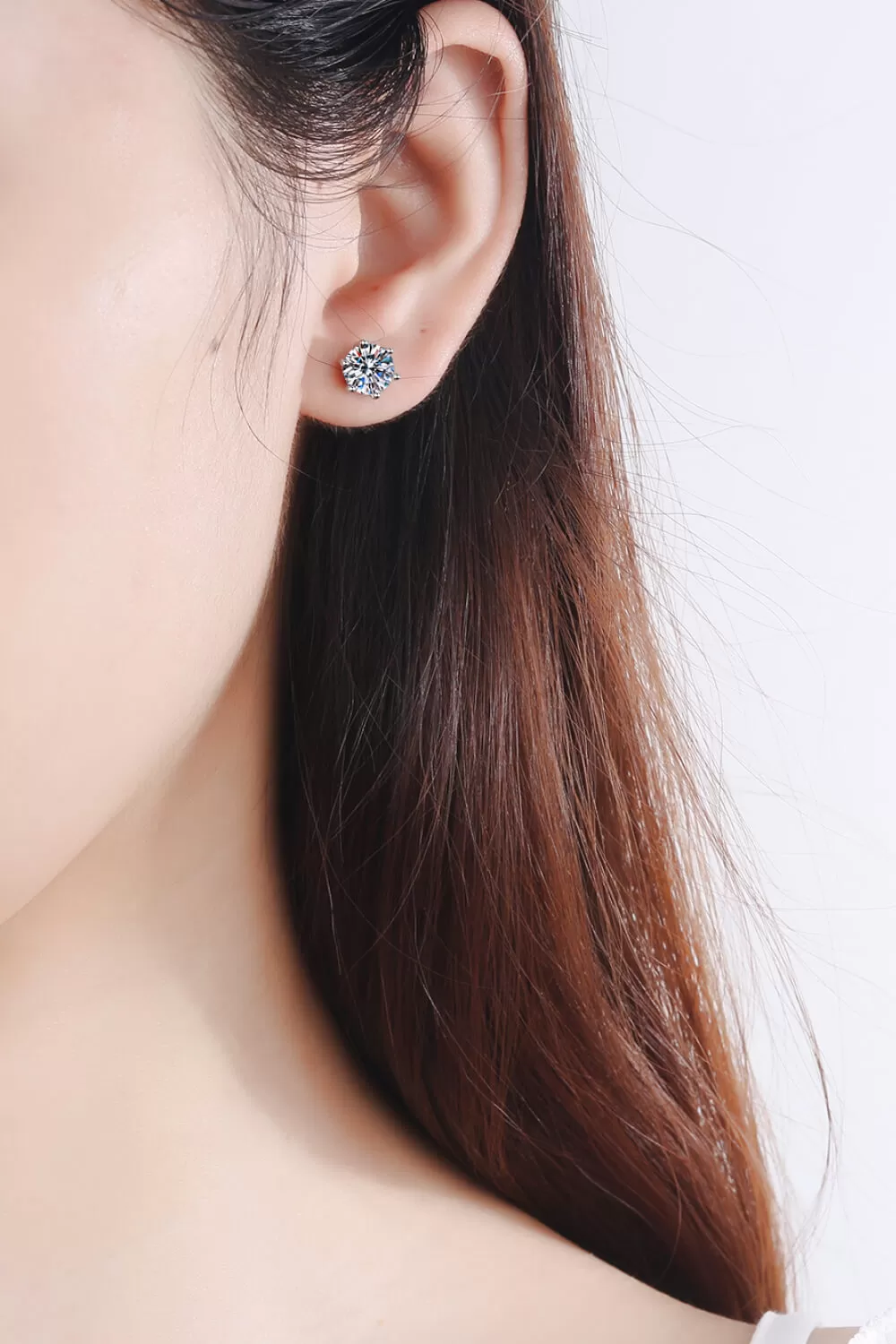 Moissanite Stud Earrings