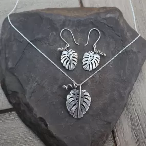 Monstera Deliciosa Jewelry Set