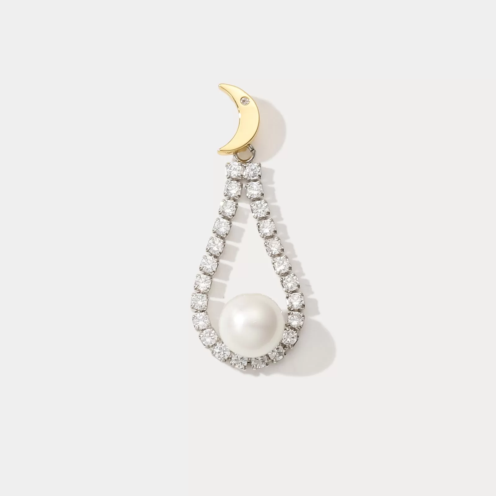 Moon Star Pearl Earrings