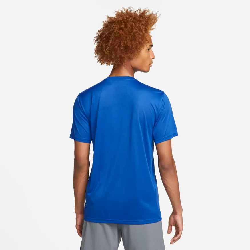 NIKE MEN'S DRI-FIT LEGEND TRAINING BLUE TEE