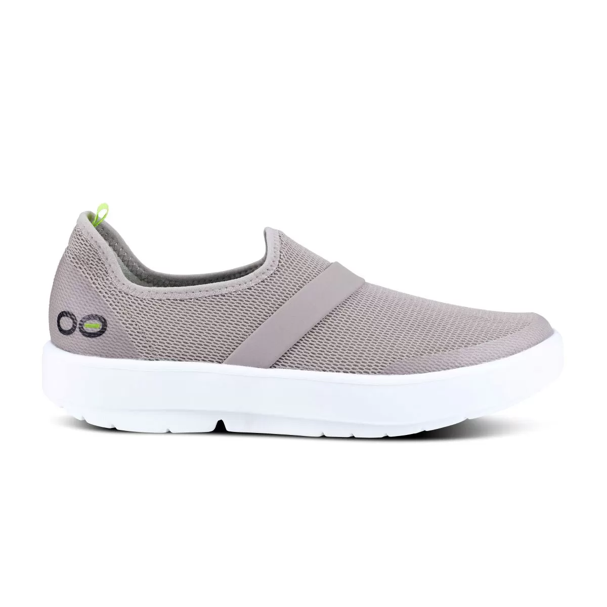 'OOFOS' Women's OOmg Low Slip On - White / Grey