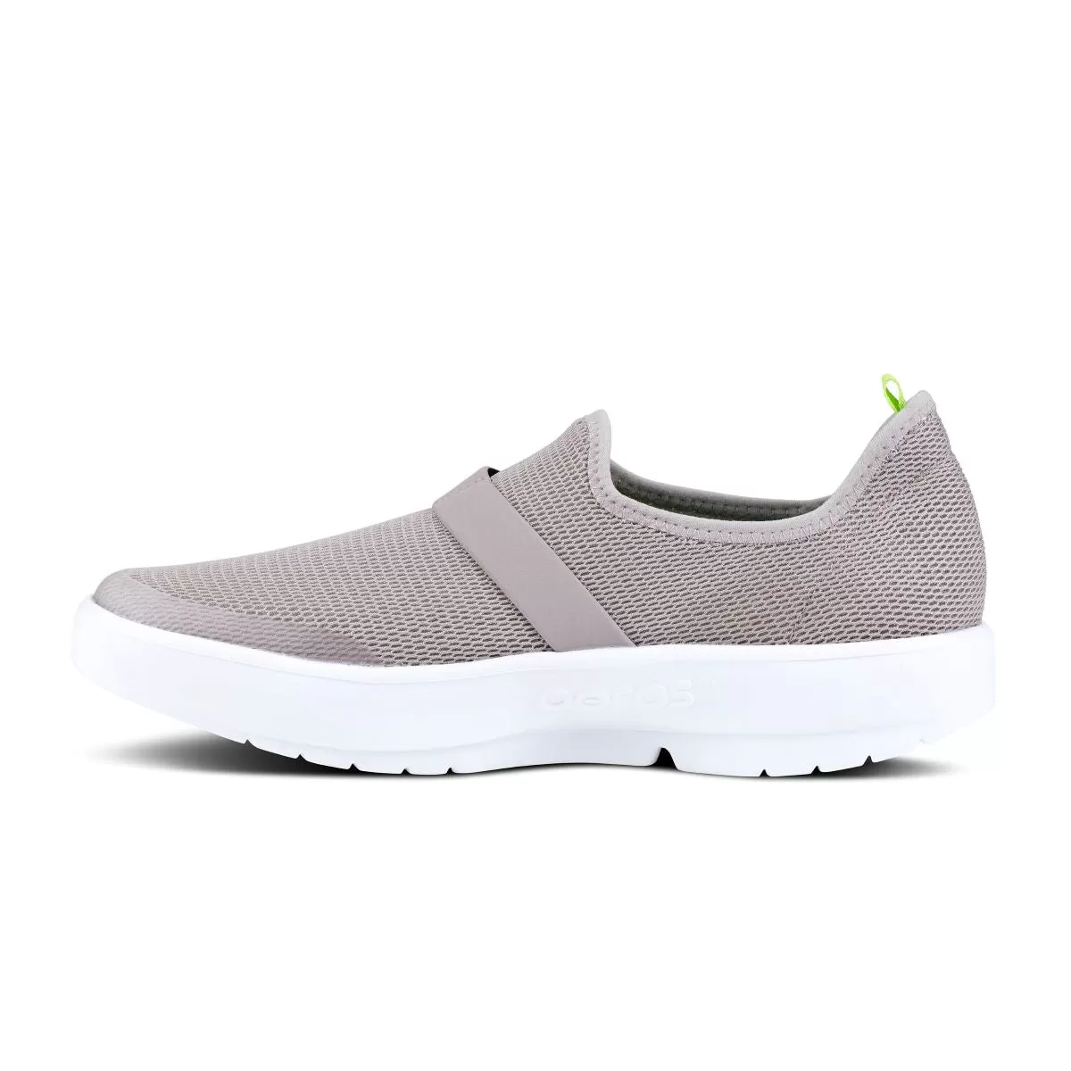 'OOFOS' Women's OOmg Low Slip On - White / Grey