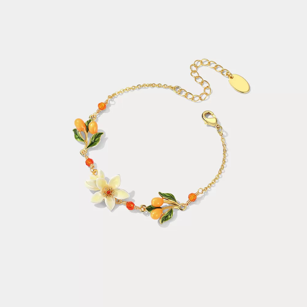 Orange Blossom Bracelet