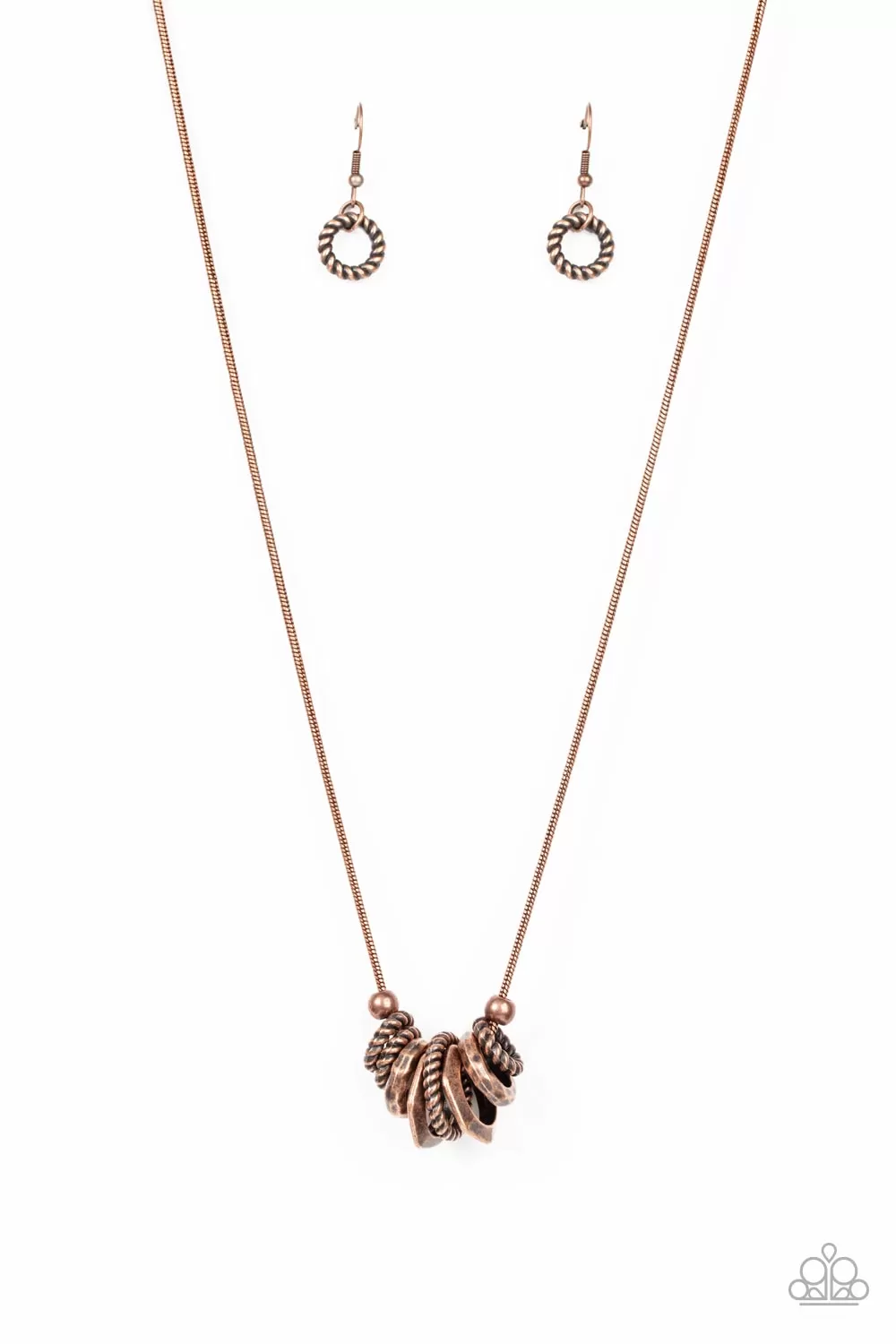 Paparazzi Mechanical Mischief - Copper Necklace