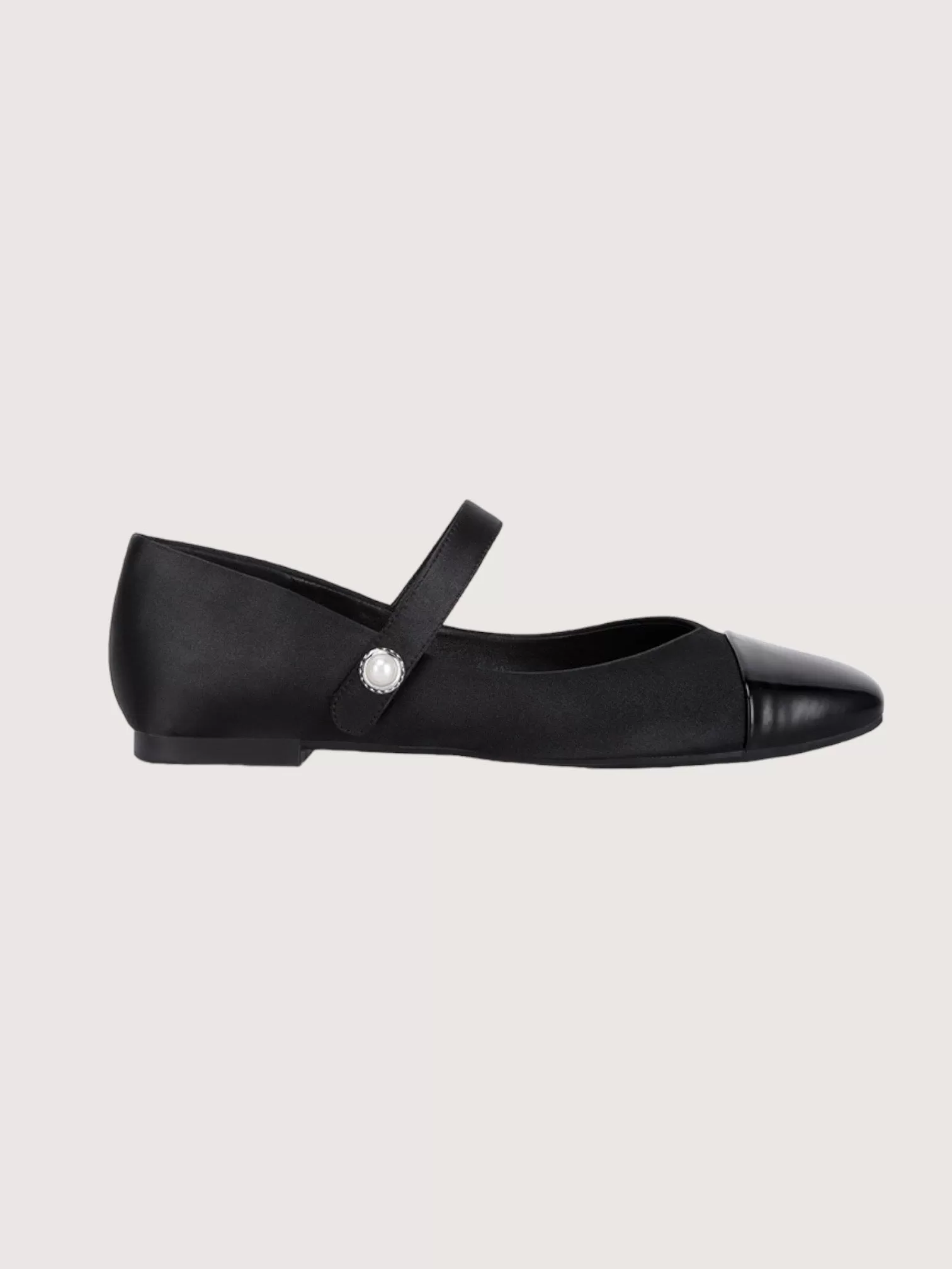 Patent Toe Mary Jane Flats