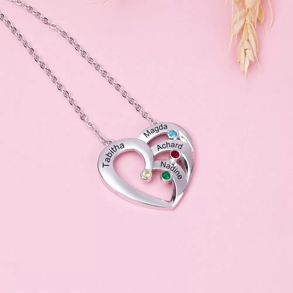 Personalized Heart Necklace