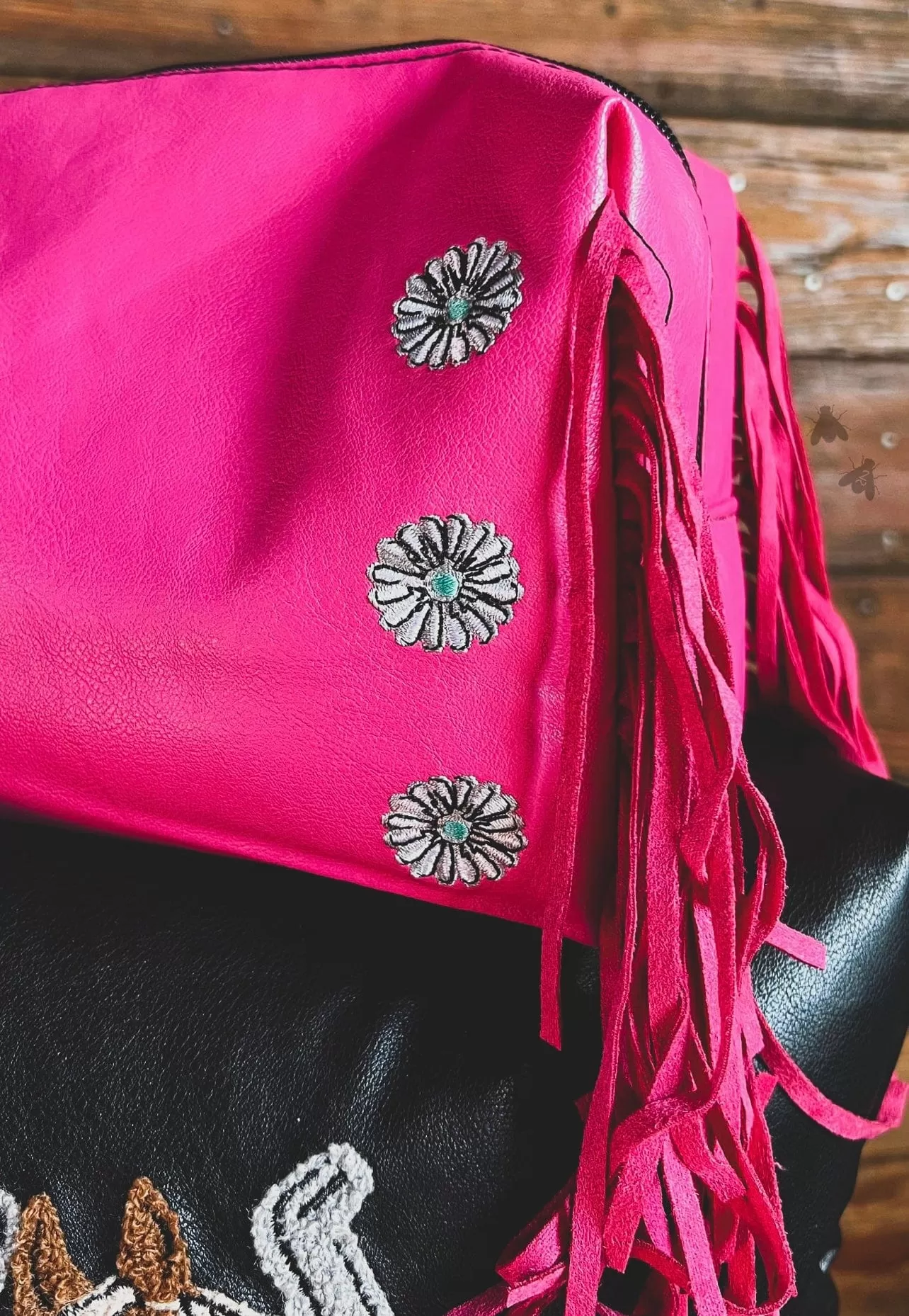 Pink Pistol packin Traveler fringe bag